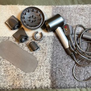 Dyson Supersonic dryer with attachments